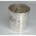 pahar din argint sterling. 100 ml. atelier Brandimarte. cca 1960 Italia
